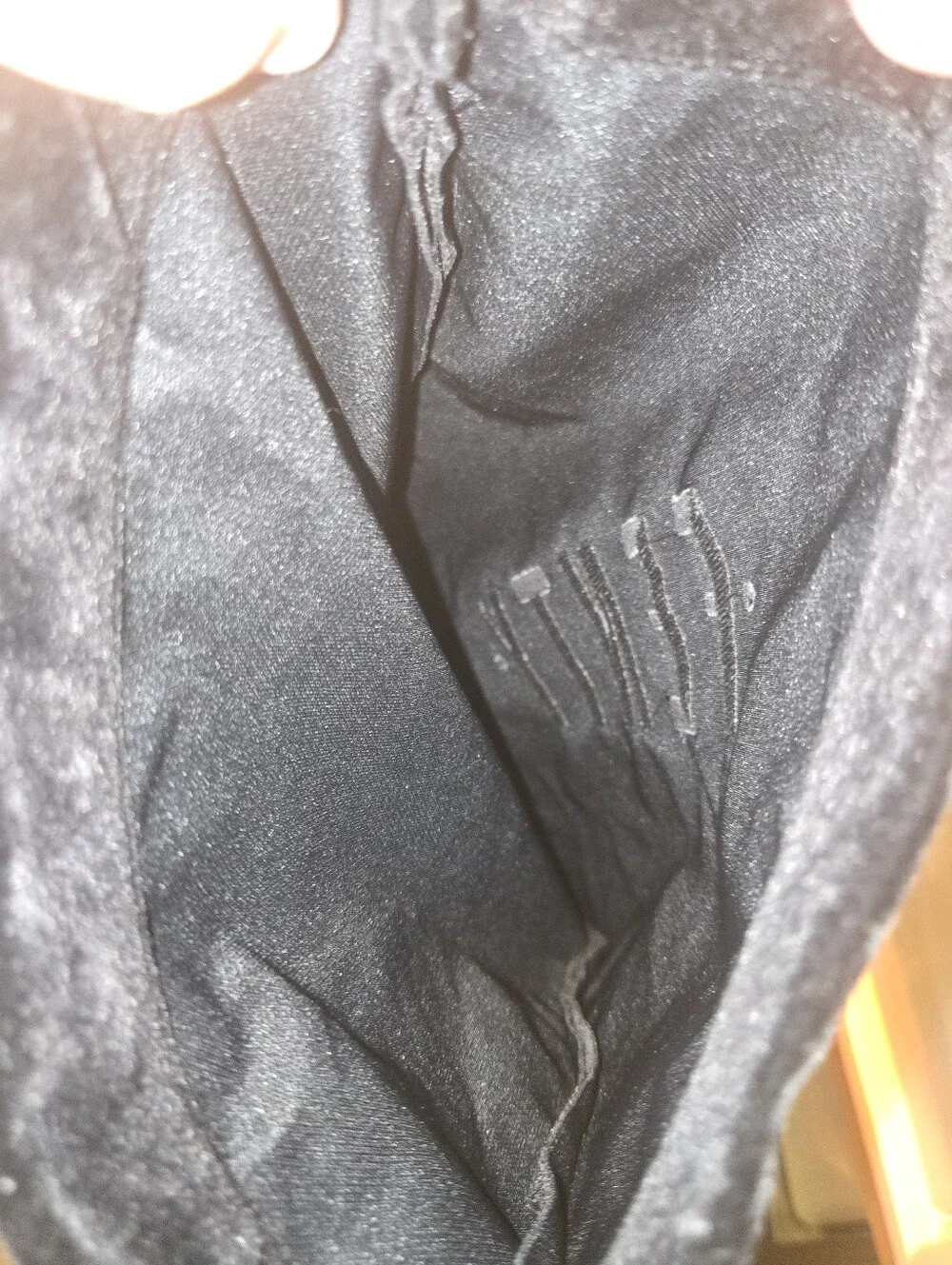 FENTY Black Velvet Drawstring Cosmetic Pouch Storage Travel